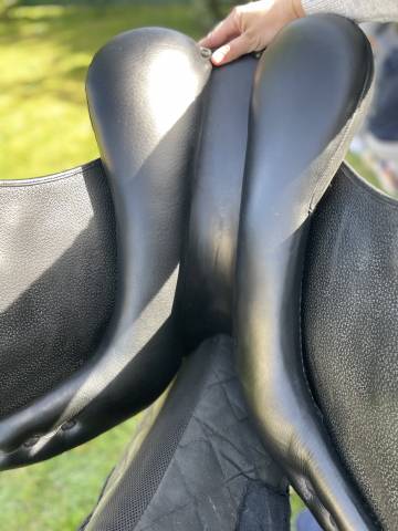 Selle dressage New Era - Time Rider   Taille 17,5 