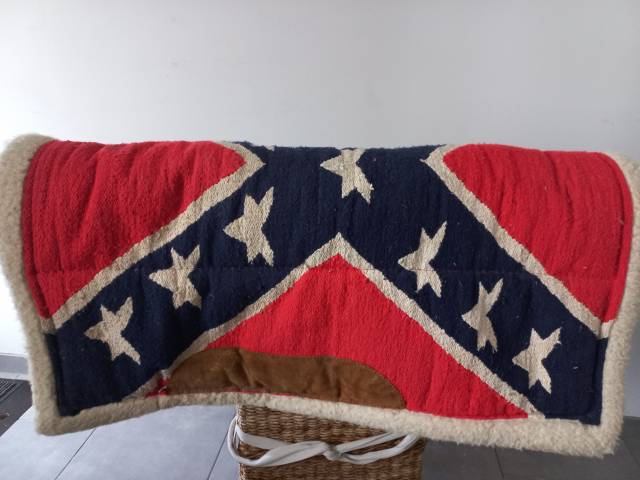 Selle western  + tapis + lasso