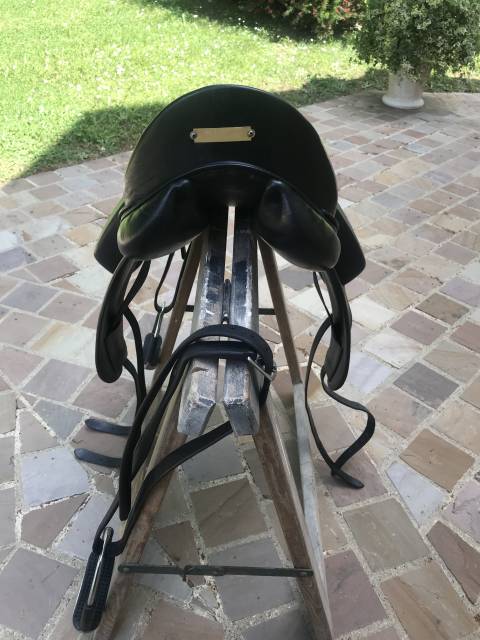 SELLE DRESSAGE AULION NOIRE OCCASION
