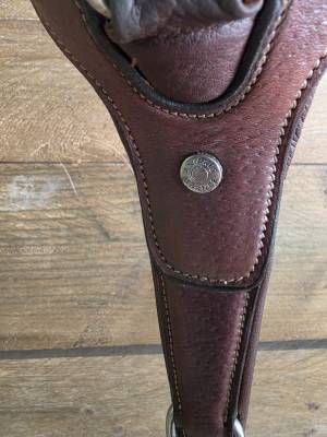 Collier de chasse &eacute;lastique grain&eacute; 3 points Antar&egrave;s 