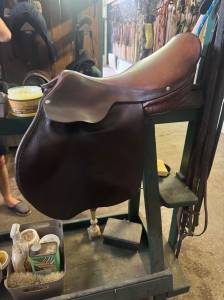 Selle CSO cuir marron