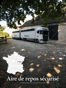Aire de repos s&eacute;curis&eacute; 
