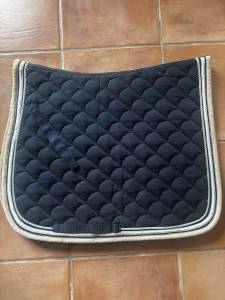 Tapis de selle Equith&egrave;me marine 