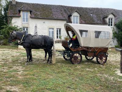 A vendre chariot western / camping-car
