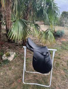 Selle fouganza mixte cuir 17&acute;5