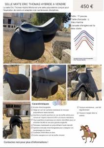 Selle Eric Thomas mixte Hybrid 