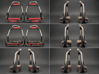 Paire d&rsquo;&eacute;triers Freejump Shock Absorption noir rouge
