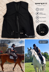 seaver-gilet airbag safefit noir