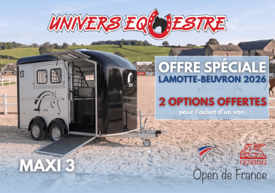 MAXI 3 VAN CHEVAL LIBERTE 3 PLACES - PROMOTION