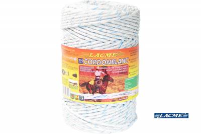 Corde 6 mm haute conductivité: CORDONBLANC 200 M