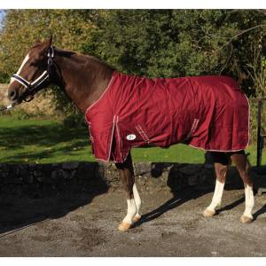 Couverture imperméable et repsirante shetland 600 D 200 Gr bordeaux - JMR