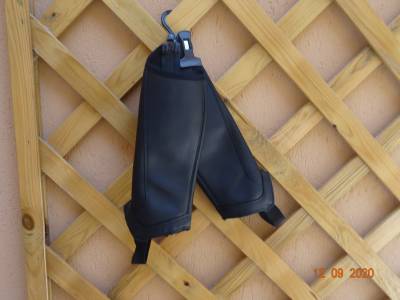 MINI CHAPS EQUITATION ENFANT CUIR NOIR 