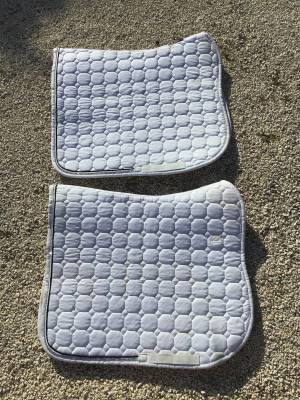 Tapis blanc dressage concours Equiline