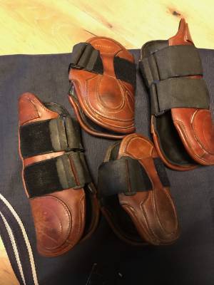 Guêtres Devoucoux en cuir