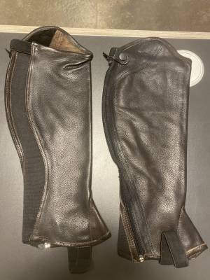 mini chaps vachette marron