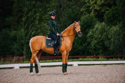 Tapis de selle Forest Green - Equestrian Stockholm