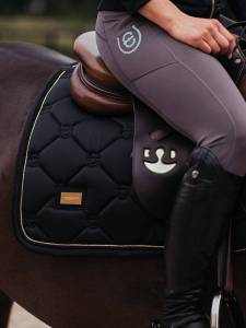 Tapis de selle Black Edition Gold  - Equestrian Stockholm