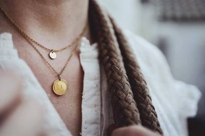 Pendentif avec médaille personnalisée - Ponytail & Co