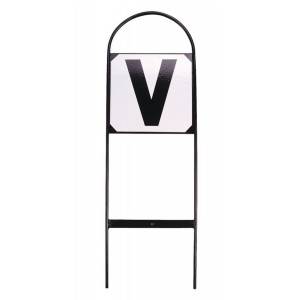 Set de 12 lettres de dressage sur cadre métallique
