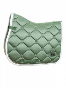 Tapis de selle Equestrian Stockholm - PISTACHIO WHITE