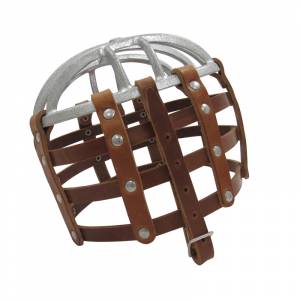 Museli&egrave;re avec grille inox - Racing-Tack - Pour chevaux fourbus