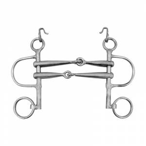 Mors pelham double embouchure