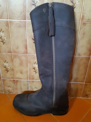 Bottes cuire marron