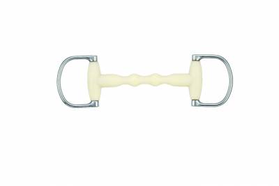 Mors droit flexible mullen - Happy Mouth - acier inoxydable
