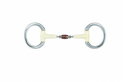 Mors olives anneau plat contour double joint - Happy Mouth