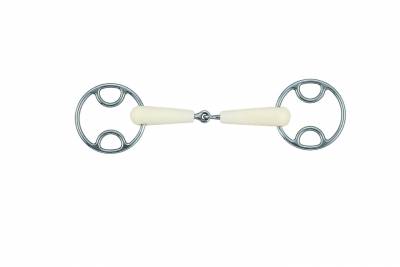 Mors simple brisure Happy Mouth - acier inoxydable et résine