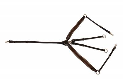 Bricole élastique et martingale Diamond - HFI - cuir et élastique