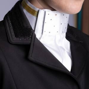 Cravate Lavallière Precious - Harrys horse - satinée avec strass