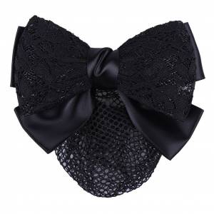 Résille chouchou noeud dentelle - QHP - accessoire élégant