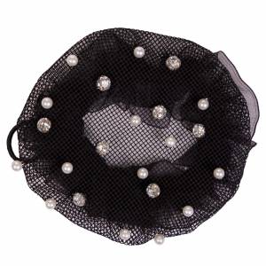 Résille twinkle noir argent - QHP - chic et ajustable