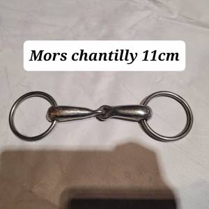 Mors chantilly simple brisure metal 11cm
