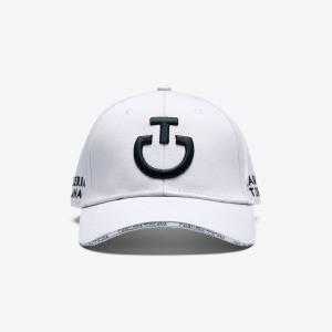 Casquette brodée Gris clair logo noir - Cavalleria Toscana