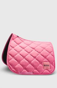 Tapis de selle solid rose dressage - Boss equestrian