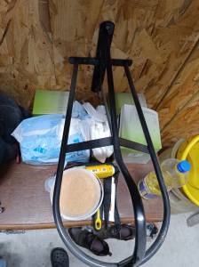 Porte selle western 