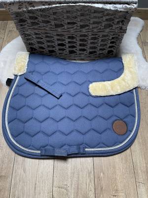Tapis de selle bleu Félix Bühler