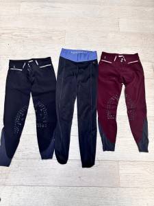Lot 3 pantalons équitation 
