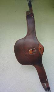 Sangle bavette Renaissance T125 marron 