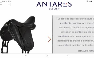 Selle dressage Antarès cadence 