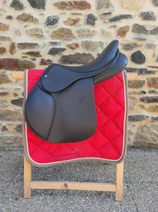 selle cuir fouilloux 17,5
