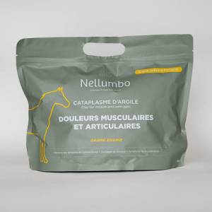 Cataplasme d'argile douleurs musculaires et articulaires - Nellumbo