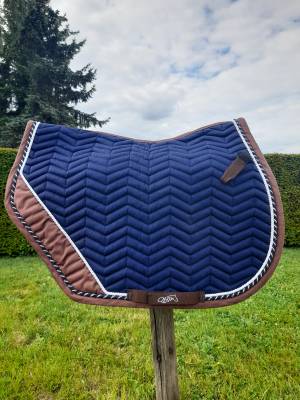 Tapis de selle QHP bleu
