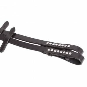 Paires de rênes grip à strass - SD Design - Cuir anti-dérapant