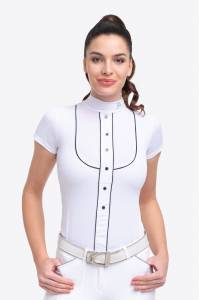 Polo de concours équestre GENTLE RIVER - Cavalliera - Manches courtes