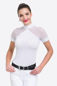 Polo de concours équestre MARIELLE - Cavalliera - Manches courtes