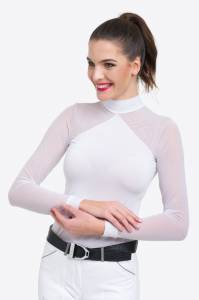 Polo de concours équestre MARIELLE - Cavalliera - Manches longues