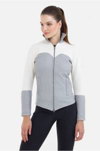 Veste d'équitation imperméable avec inserts en suède - Cavalliera